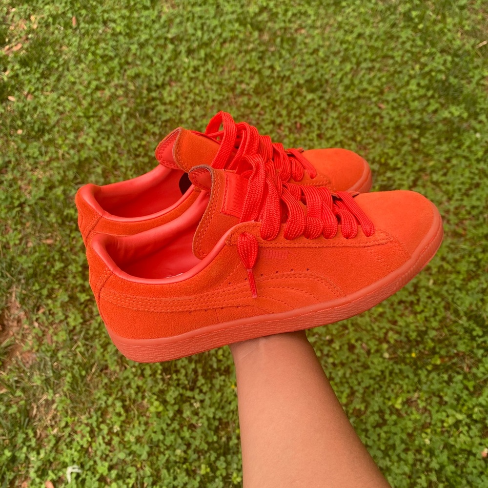 Puma Orange Suede Classic Ice Mix